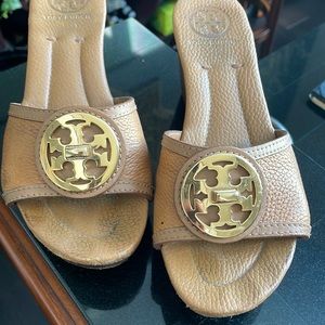 Tori Burch wedge sandals